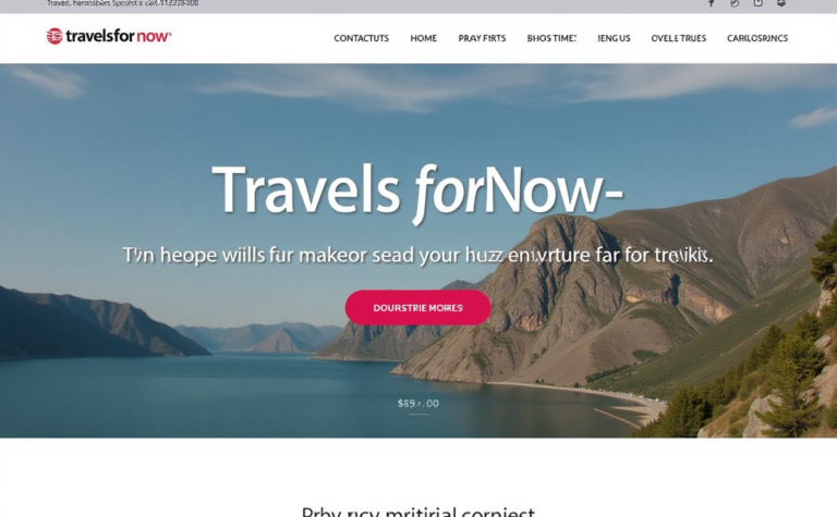 travelsfornow.com – Your Ultimate Guide to Travel Planning