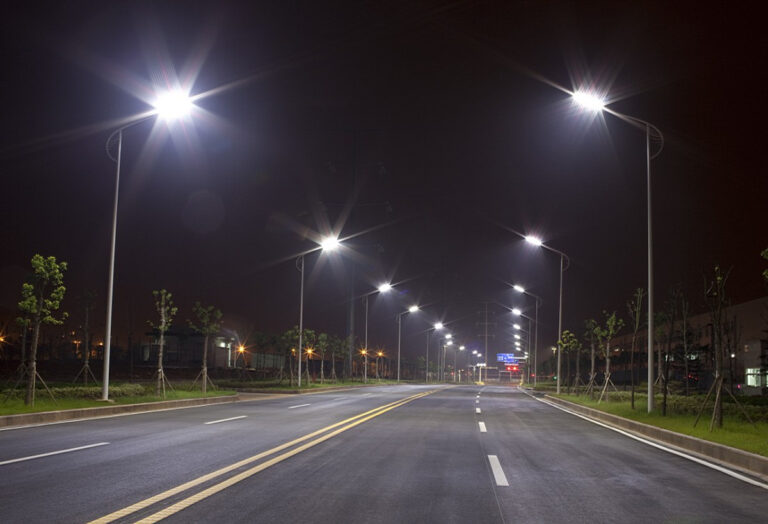 Light Poles In Public Spaces